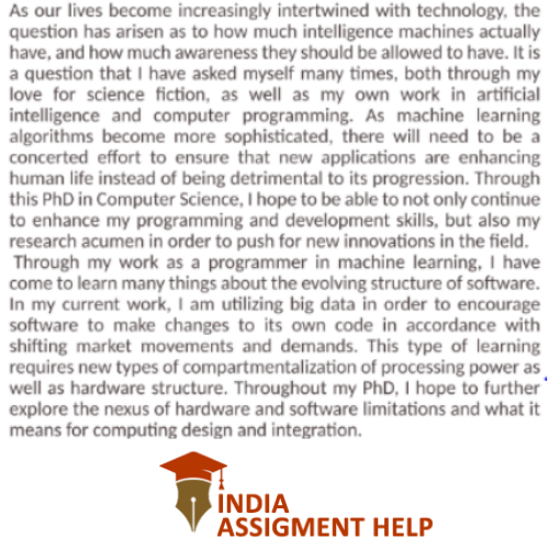 SOP for PhD sample 2