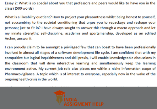 IIM Ahmedabad PGPX Sample Essays