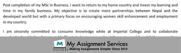 Statement of purpose Sample5