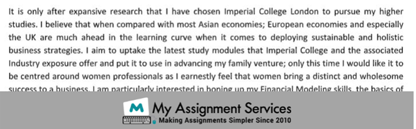 Statement of purpose Sample4