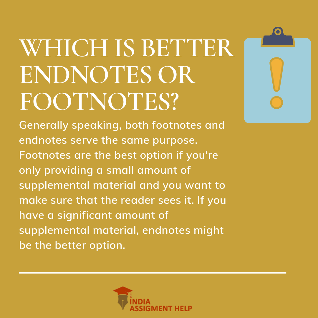 Endnotes Vs Footnotes Referencing Key Difference