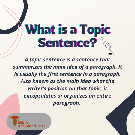 how to write an topic sentence