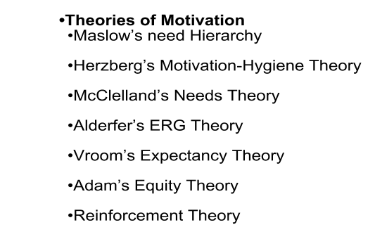 Mcclelland’s Need Theory