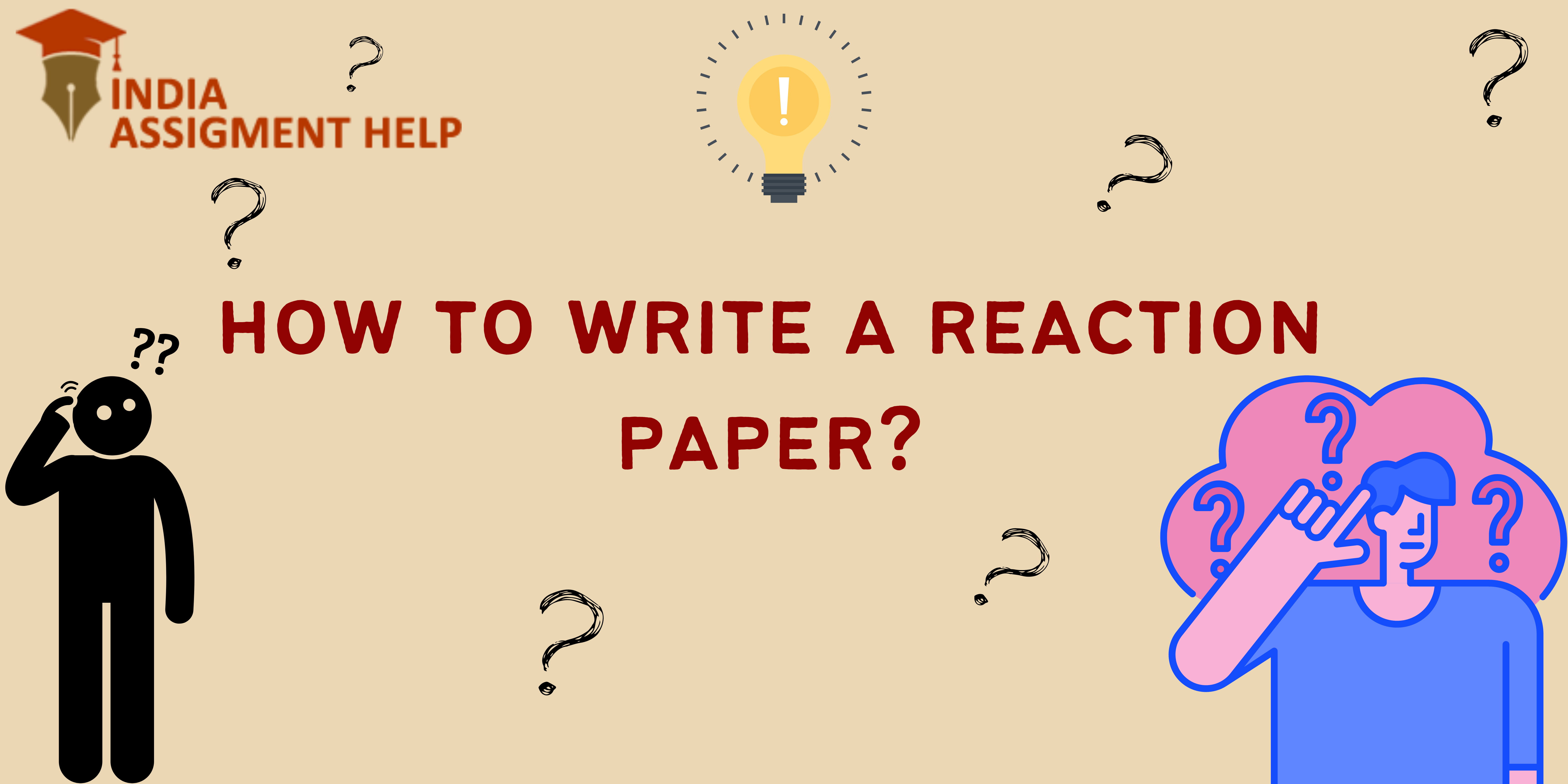 how to write a reaction paper slideshare