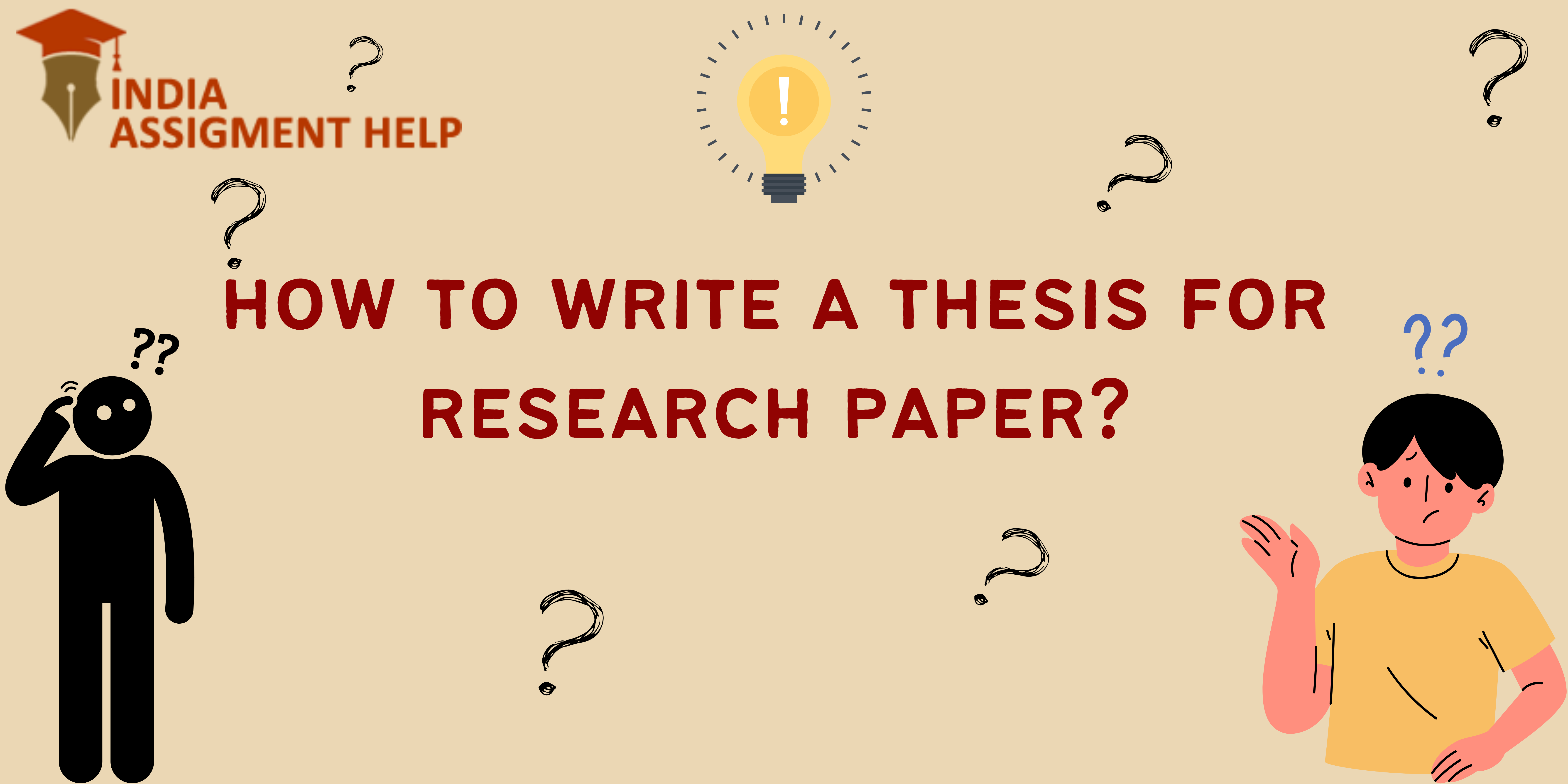 research paper for thesis