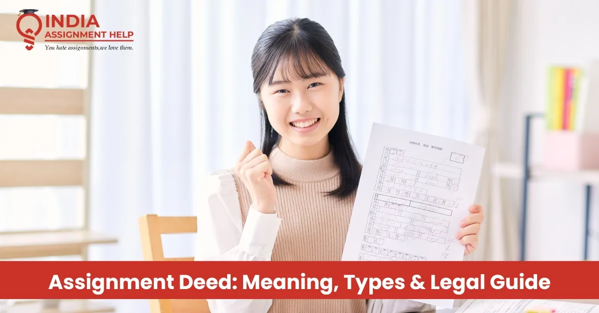 Assignment Deed: Meaning, Types & Legal Guide